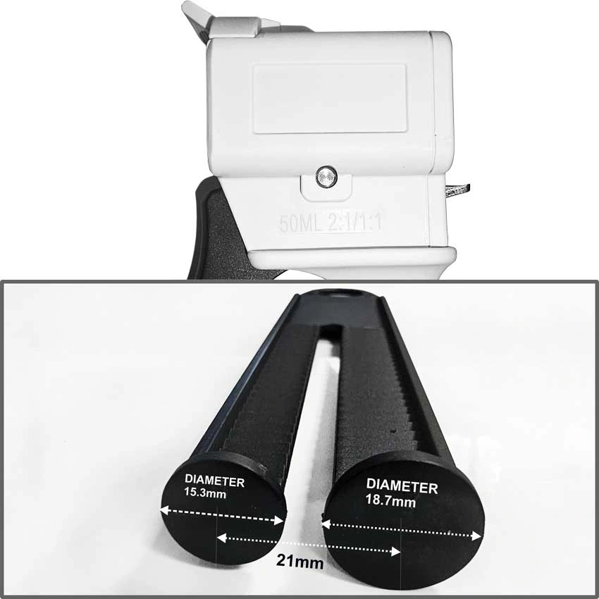 dental impression mixing gun