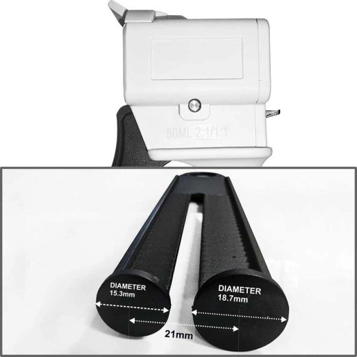 dental impression mixing gun