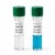 Hemo Test positive blood residue result with blue-green color change indicating hemoglobin detection at 0.1 µg sensitivity for cleaning validation
