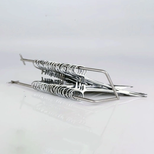 Instrument stringers rack for sterilization Instrument stringers rack for sterilization