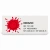 Front of the MEDIWISH CVC-10R card with red test soil and printed REF.