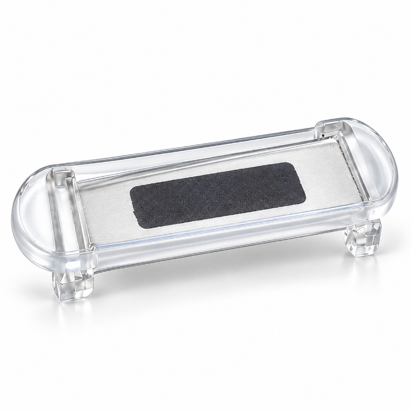 MEDIWISH CVWC-20 device with a dark test-soil area on a metal plate inside its integral transparent holder. MEDIWISH CVWC-20 device with a dark test-soil area on a metal plate inside its integral transparent holder.
