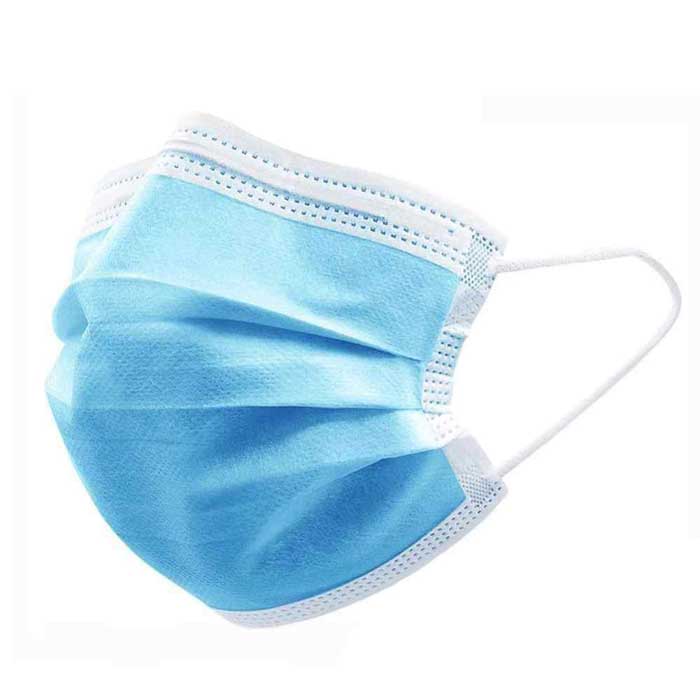 PROSENCE Non Woven fabric Surgical Mask 3 Layer With Nose Clip100  Disposable Face Mask Pack Of 100 Pcs 3Ply Surgery Mask Use&Throw Mask  Sargical