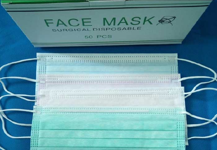 Disposable 3 ply non woven surgical face mask