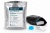 Cartão MEDIWISH CVC-10 e pilha de cartões com sujidade de teste azul junto de uma embalagem aberta. Cartão MEDIWISH CVC-10 e pilha de cartões com sujidade de teste azul junto de uma embalagem aberta.
